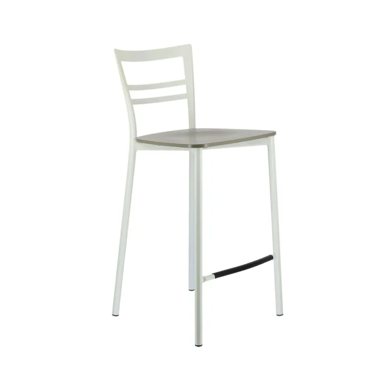 Go Clip Connubia® Tabouret snack contemporain en métal et multiplis bois