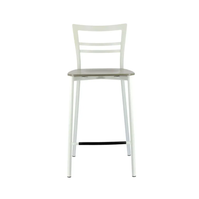 Go Clip Connubia® Tabouret snack contemporain en métal et multiplis bois