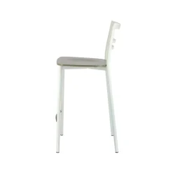 Go Clip Connubia® Tabouret snack contemporain en métal et multiplis bois