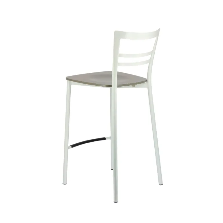 Go Clip Connubia® Tabouret snack contemporain en métal et multiplis bois