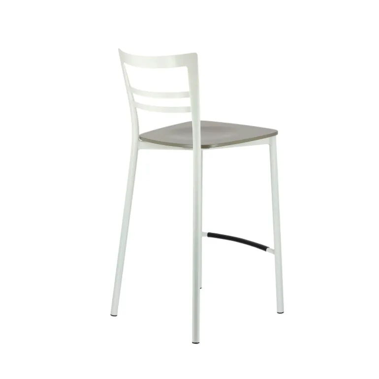 Go Clip Connubia® Tabouret snack contemporain en métal et multiplis bois
