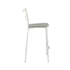 Go Clip Connubia® Tabouret snack contemporain en métal et multiplis bois