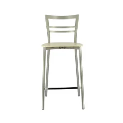 Go Clip Connubia® Tabouret snack contemporain en métal et multiplis bois
