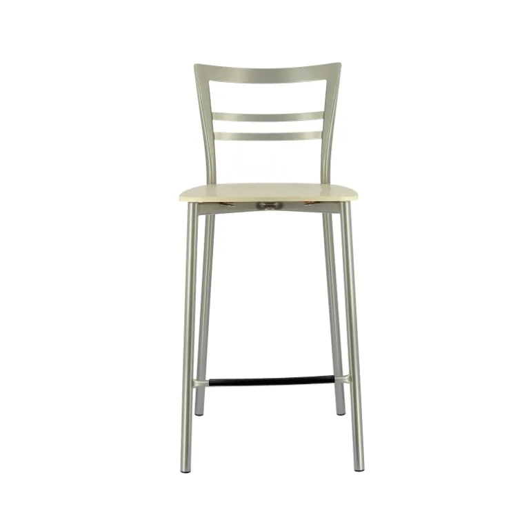 Go Clip Connubia® Tabouret snack contemporain en métal et multiplis bois
