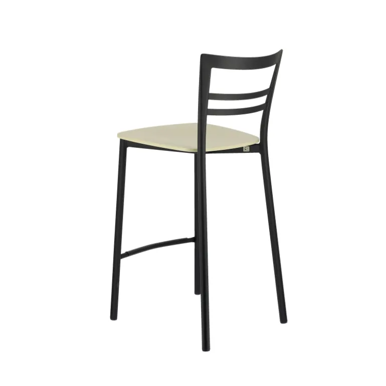 Go Clip Connubia® Tabouret snack contemporain en métal et multiplis bois