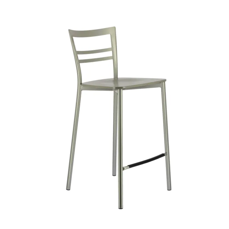 Go Clip Connubia® Tabouret snack contemporain en métal et multiplis bois