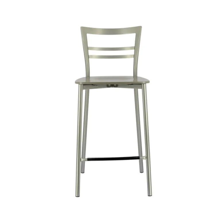Go Clip Connubia® Tabouret snack contemporain en métal et multiplis bois