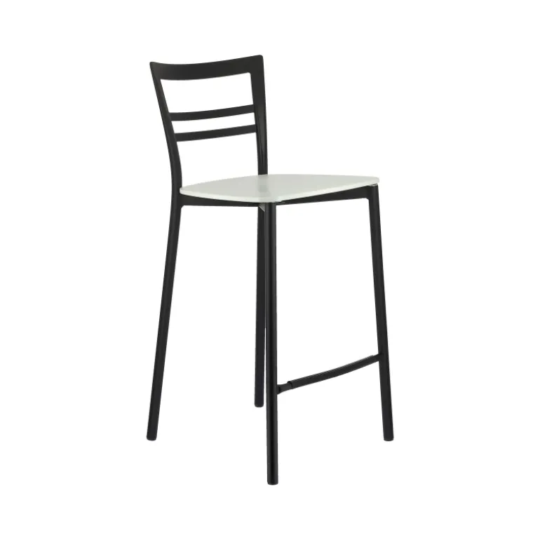 Go Clip Connubia® Tabouret snack contemporain en métal et multiplis bois