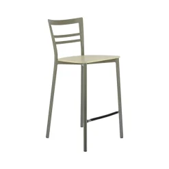 Go Clip Connubia® Tabouret snack contemporain en métal et multiplis bois