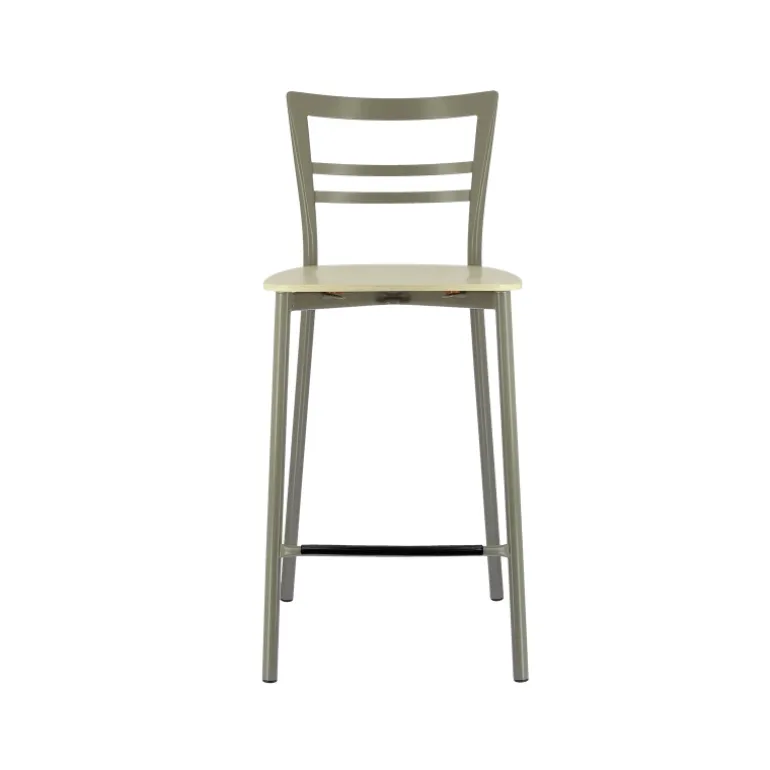 Go Clip Connubia® Tabouret snack contemporain en métal et multiplis bois
