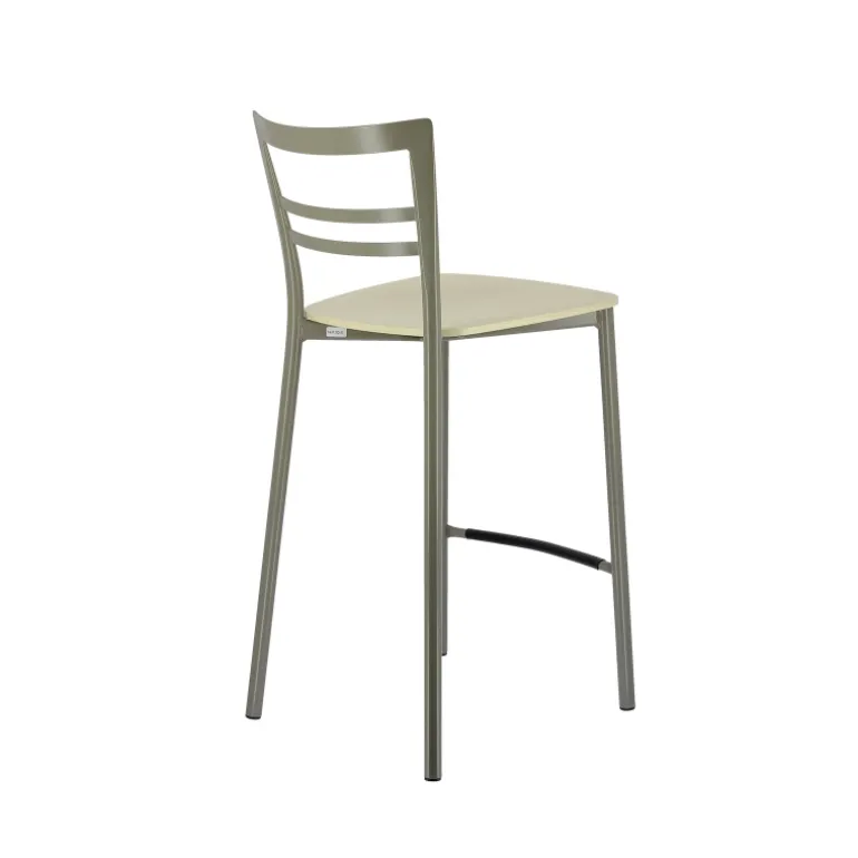 Go Clip Connubia® Tabouret snack contemporain en métal et multiplis bois