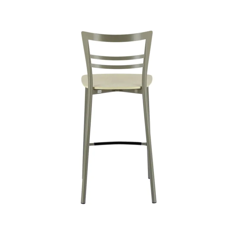 Go Clip Connubia® Tabouret snack contemporain en métal et multiplis bois
