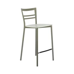 Go Clip Connubia® Tabouret snack contemporain en métal et multiplis bois