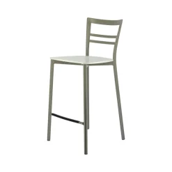 Go Clip Connubia® Tabouret snack contemporain en métal et multiplis bois