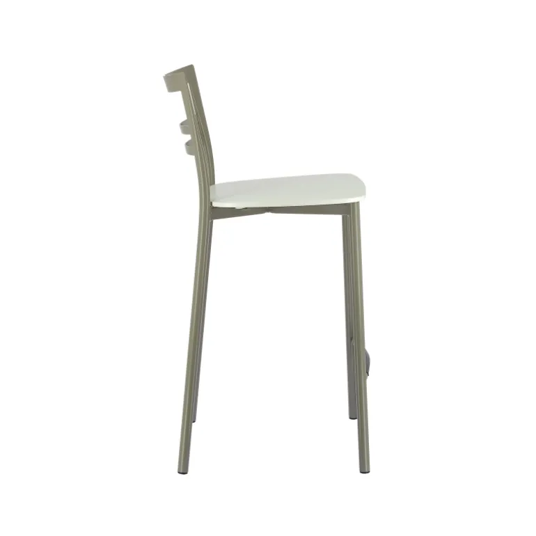 Go Clip Connubia® Tabouret snack contemporain en métal et multiplis bois