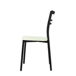 Go Connubia® Chaise contemporaine en métal et assise multiplis bois