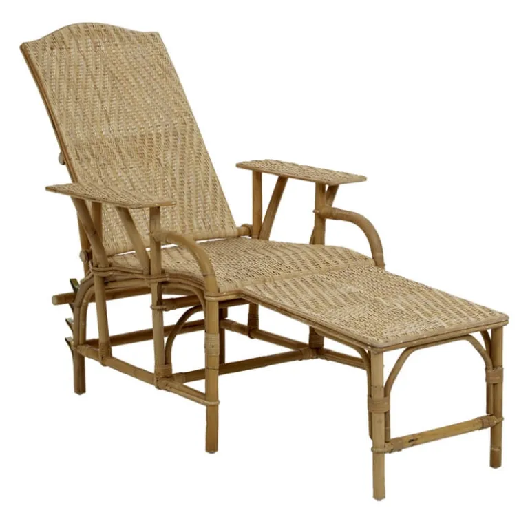 Grand mèreChaise longue en rotin modulable