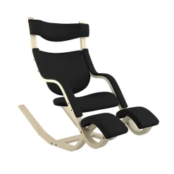 Gravity Varier® Fauteuil de relaxation en tissu et bois