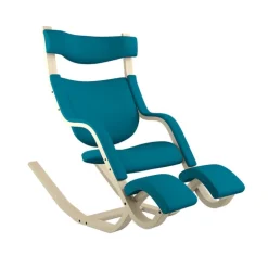 Gravity Varier® Fauteuil de relaxation en tissu et bois