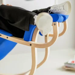 Gravity Varier® Fauteuil de relaxation en tissu et bois