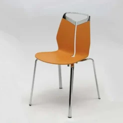 Gripp Chaise design coque polypropylène pieds en métal