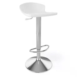 Guliver Tabouret italien réglable en hauteur et pivotant en technopolymère et métal chromé