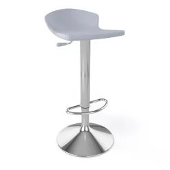 Guliver Tabouret italien réglable en hauteur et pivotant en technopolymère et métal chromé