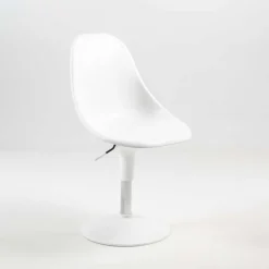 Harmony Chaise réglable en hauteur et pivotante design en technopolymère blanc