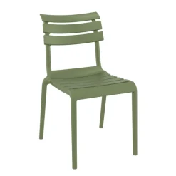 Helen Chaise de jardin moderne empilable en polypropylène