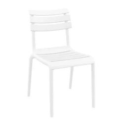 Helen Chaise de jardin moderne empilable en polypropylène