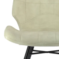 IbérisChaise design vintage rembourrée en velours