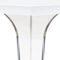 Ice Table carrée en polycarbonate et stratifié