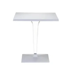 Ice Table carrée en polycarbonate et stratifié