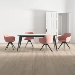 Infiné Table de salle à manger en céramique extensible