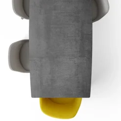 Infiné Table de salle à manger plateau en céramique