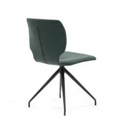 Jeanne Mobitec® Chaise tendance en tissu avec pieds en métal