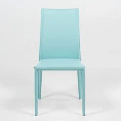 Kesha Chaise contemporaine en croûte de cuir