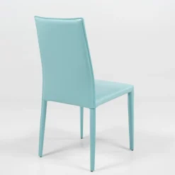 Kesha Chaise contemporaine en croûte de cuir