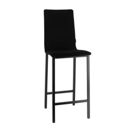 Koko Mobliberica® Tabouret snack en tissu dossier haut