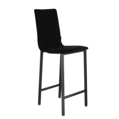 Koko Mobliberica® Tabouret snack en tissu dossier haut