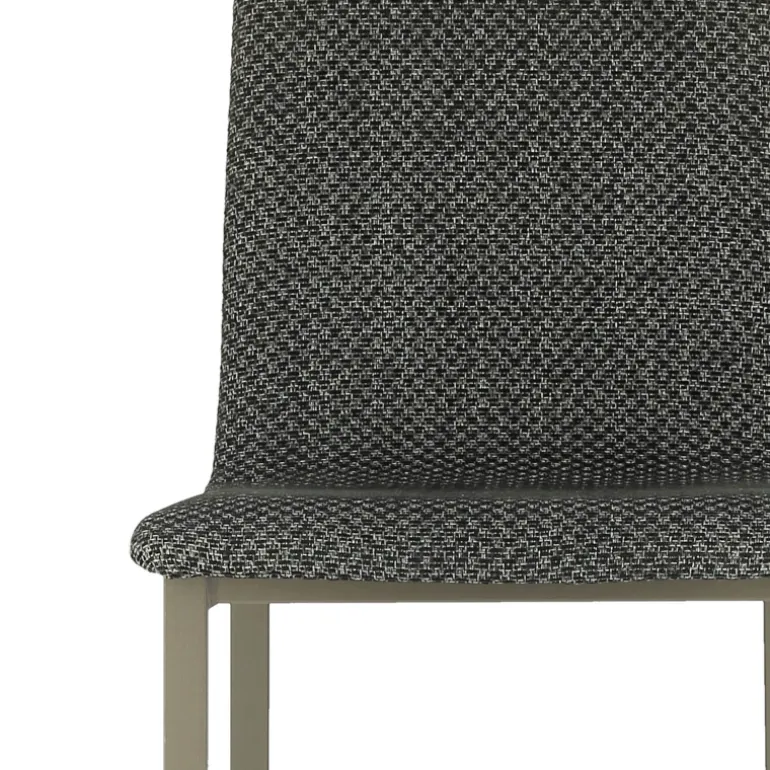 Koko Mobliberica® Tabouret de bar dossier haut en tissu