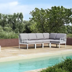 Komodo Canapé modulable d'extérieur 5 places