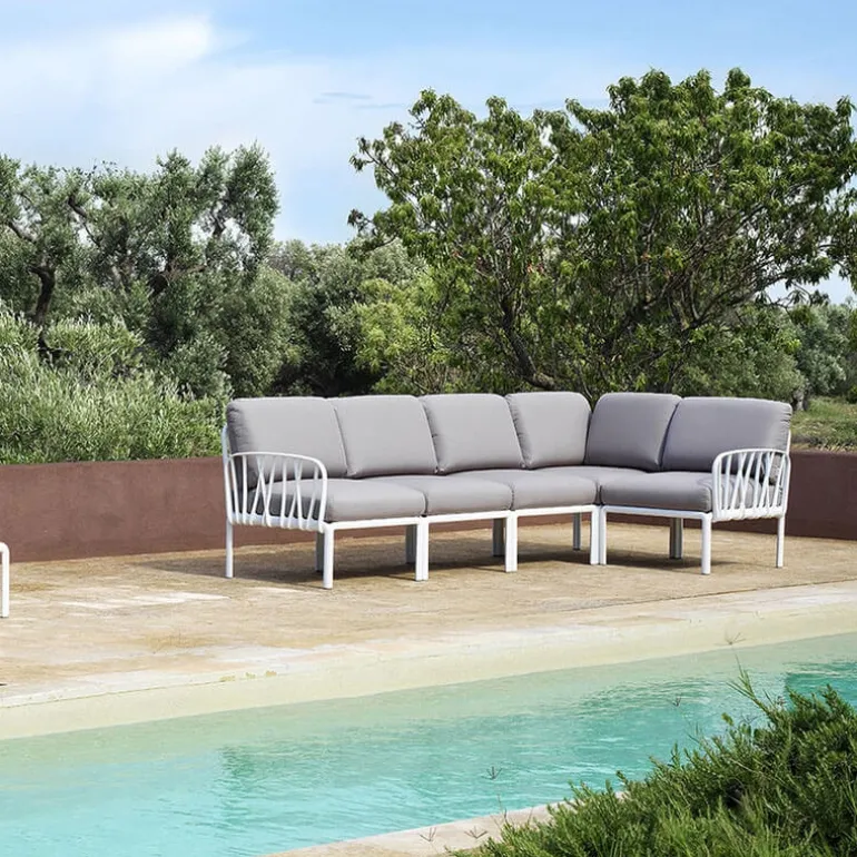 Komodo Canapé modulable d'extérieur 5 places