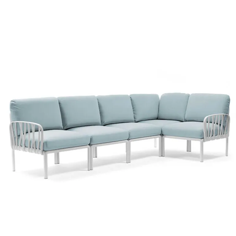 Komodo Canapé modulable d'extérieur 5 places