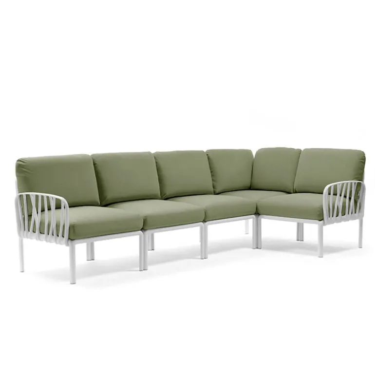Komodo Canapé modulable d'extérieur 5 places