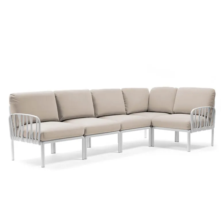 Komodo Canapé modulable d'extérieur 5 places