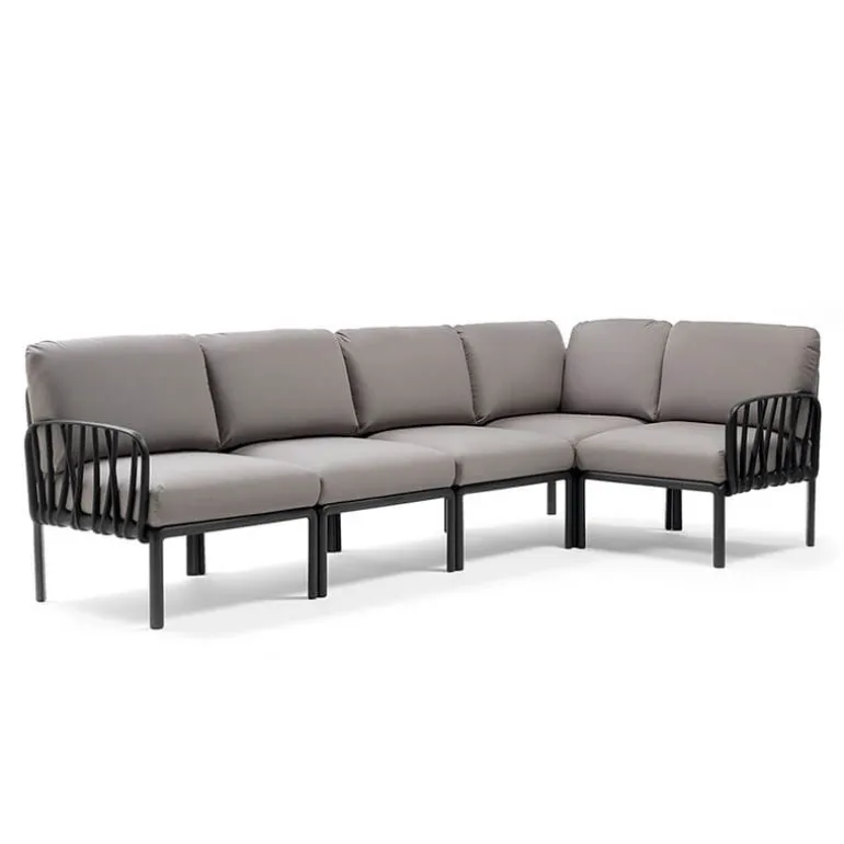 Komodo Canapé modulable d'extérieur 5 places