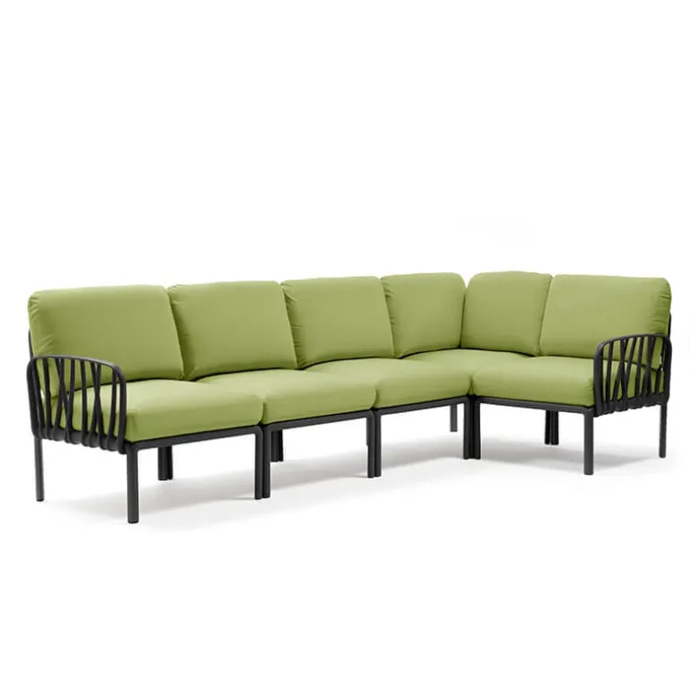 Komodo Canapé modulable d'extérieur 5 places