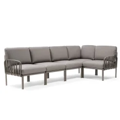 Komodo Canapé modulable d'extérieur 5 places