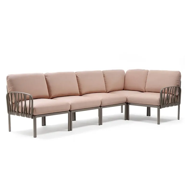 Komodo Canapé modulable d'extérieur 5 places